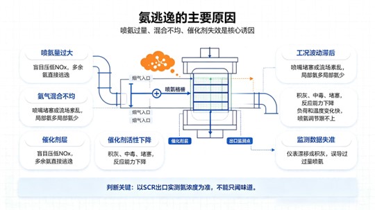 氨逃逸的原因有哪些？如何控制氨逃逸？